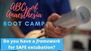 The ABCs Extubation Framework for Anaesthesia [upl. by Iman847]