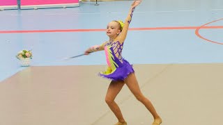 Majorettes JES Team SOLO BATON  Mažoretky   Hradec Kralove 2024 [upl. by Inalak]