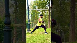 Thigh Stretch Workout With Resistance Band 👍 fitness fitnessmotivation [upl. by Wightman]