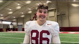 Alabama punter James Burnip media session [upl. by Brooks596]