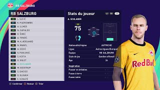 PES 2021 RB SALZBURG players  December 2023 [upl. by Joice319]