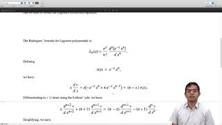 mod06lec54  Laguerre polynomials differential equation [upl. by Ettennod]