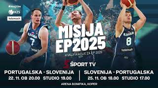 Eurobasket 2025 kvalifikacije [upl. by Nisay]