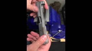 Sig Sauer SP2022 Internal Extractor Removal [upl. by Tolkan767]