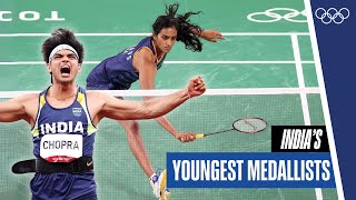 Top 5 youngest Indian Olympic medallists 🇮🇳🥇 [upl. by Davin445]