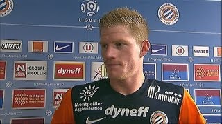 Interview de fin de match  Montpellier Hérault SC  FC Lorient 20  201213 [upl. by Karyl390]