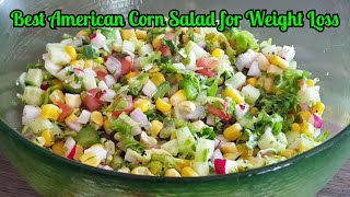 American Corn Salad Healthy Corn Salad For Weight Loss Best Salad for weight loss Feeli Kitchen [upl. by Couq]