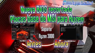 Nueva BIOS recortada para placas base Ryzen de MSI  Click BIOS 5 a GSELite soporte AMD Ryzen 3000 [upl. by Adnauq607]