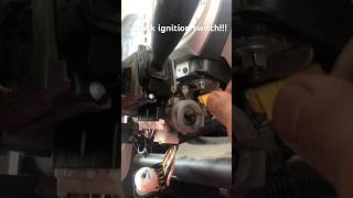 Stuck ignition switch  ignition key won’t turn automotive mechanic honda [upl. by Inimak]