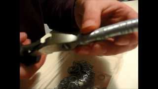 how to make chainmail rings [upl. by Jeanine334]