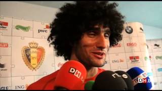 Fellaini quotLe transfert est mis de coté maintenant y a lE [upl. by Autumn]