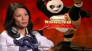 Lucy Liu interview for the movie Kung Fu Panda [upl. by Jb]