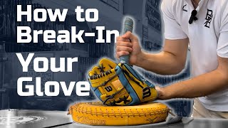 How To BreakIn Your Baseball Glove [upl. by Birkner808]