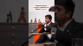 Supreme Court Lawyers vs District Court Lawyers law lawyer shortsviral shortvideo shorts [upl. by Nymassej183]