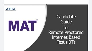 Candidate Guide for Remote Proctored Internet Based Test IBT [upl. by Oleusnoc726]