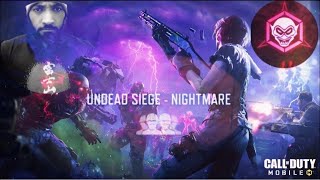 Grinding Hard Mode amp Nightmare Mode  UNDEAD SIEGE  Call of Duty® Mobile 2024 [upl. by Jaymie]