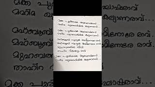 റജബിഖദീജത്തുങ്കൽ rajabi khadeejathungal lyrics malayalam [upl. by Vickie]