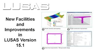 Webinar New features and improvements in LUSAS Version 151 [upl. by Lenra423]