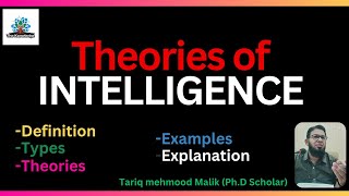 Theories of Intelligence  Definition  Types in Hindi  Urdu [upl. by Lanoil725]