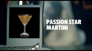 PASSION STAR MARTINI DRINK RECIPE  HOW TO MIX [upl. by Annay]