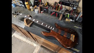 Spector Bass Guitar Restoration PART 3 [upl. by Deborah]