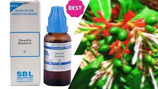 Best Homeopathic medicine ROUWOLFIA Surpentina mother tincture for hypertensionanxietyinsomnia [upl. by Gav896]