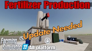 Fertilizer Production FS22 mod for all platforms [upl. by Hendel86]