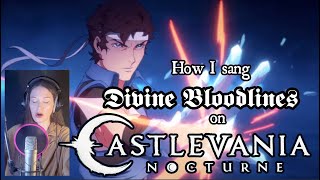 How I sang on Divine Bloodlines on Castlevania Nocturne [upl. by Atinal55]