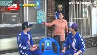 Running Man 147 Kim Jong Kook Scolded By Ahjumma [upl. by Jp844]