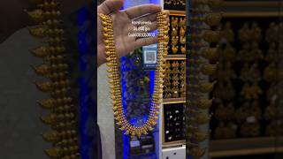 👌Latest Gold Mango Design Long Hara only 34 gms ✨️saishwethavlogs goldjewellerycollections [upl. by Ennaharas]