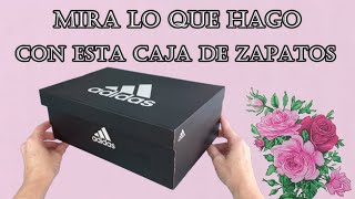 Convierte una simple caja de zapatos de cartón en un organizador de mesa para tu zona de trabajo DIY [upl. by Aurelea222]