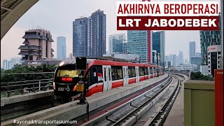 PERTAMA NYOBAIN NAIK LRT JABODEBEK ❗ from PLAZA FESTIVAL KUNINGAN to DUKUH ATAS LRT Station [upl. by Atiseret]