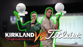 Titleist ProV1 VS Kirkland Signature Golf Balls  Does a tour ball make a difference [upl. by Inman]