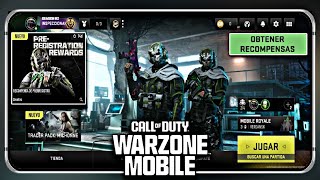 JUEGA YA WARZONE MOBILE EN SU LANZAMIENTO GLOBAL  COMO RECLAMAR EL GHOST CONDENADO PARA TODOS [upl. by Ryder]