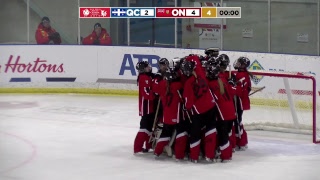 2019 CWG  Ringette  Game 14  QC vs ON [upl. by Grishilde332]