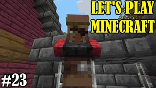 First Weaponsmith  Lets Play Minecraft 121 Episode 23 [upl. by Naveb671]