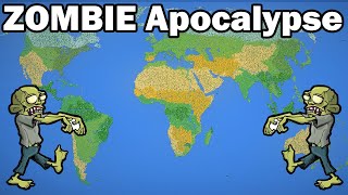 Resettlement Humans after Zombie Apocalypse  WorldBox Timelapse [upl. by Atenaz312]