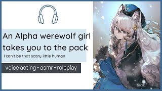 An Alpha werewolf girl takes you to the pack 13  Bossy Yandere  ASMRVA [upl. by Danieu]