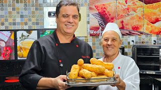 BOLO DE QUEIJO FRITO RECEITA DA MINHA MÃE DONA CÂNDIDA I FÁCIL UMA DELÍCIA [upl. by Morrie]