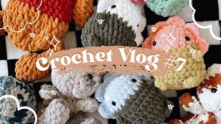 A week of crochet market prepping  crochet vlog [upl. by Suillenroc]