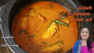 മത്തി തേങ്ങാ അരച്ച് വെച്ചത്  Sardine Fish Curry  Thenga Aracha Mathi Curry [upl. by Abita519]