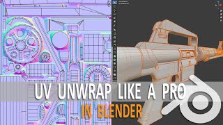 UV Unwrap Like a Pro in Blender Textools and UVPackmaster Addons [upl. by Annailuj790]