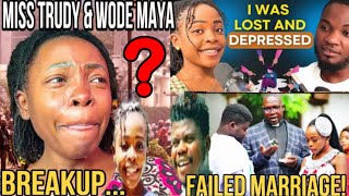 WODE Maya amp Miss Trudy BREAK Up “I cry a lot depression challenges in my marriage with wode maya” [upl. by Claudia]