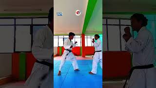 This is how you block a low kick kick martialarts karate short shorts viral trending [upl. by Amari621]