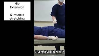 8 관절가동범위 range of otion ROM test 검사  hip extension  abduction  adduction [upl. by Enelia]