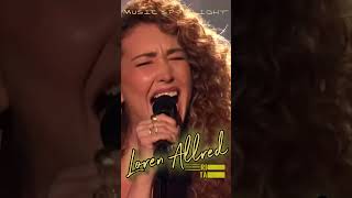 Loren Allred quotNever Enoughquot Sample  AGT  Music Spotlight shorts [upl. by Gerrald]