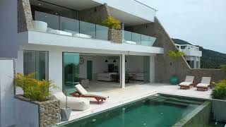 Luxurious 5 bedroom villa with sea views SR2295Koh Samui Thailand [upl. by Edita541]