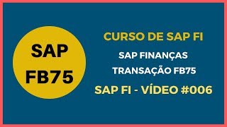 SAP Curso  Curso de SAP FI  SAP Módulo Finanças  Inserir Nota de Crédito Transação FB75 Vídeo 014 [upl. by Annekcm555]