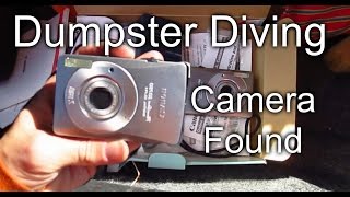 Dumpster Diving 3  Finds Canon Camera [upl. by Ekyt]