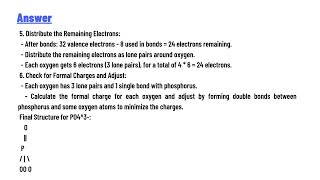 Write a Lewis structure for the phosphate ion PO4 [upl. by Shirline120]